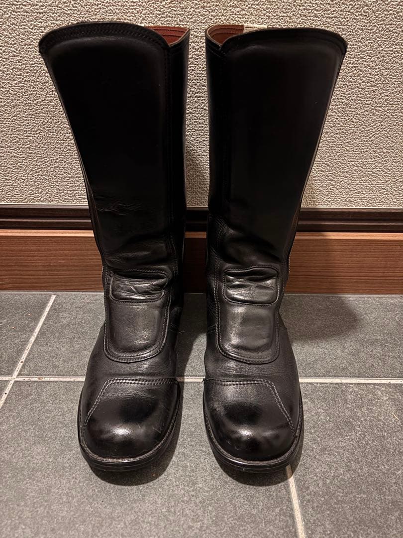 バイク用 ブーツ 白バイ 乗車靴