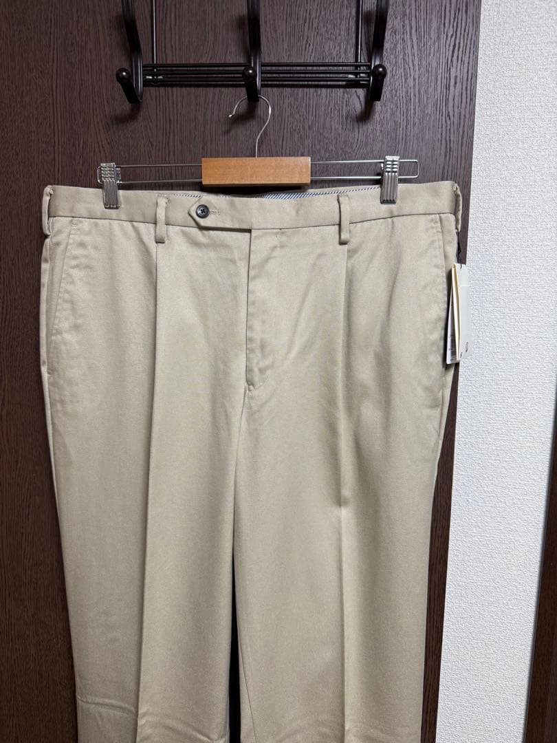 ウエスト91新品！NEWYORKER！秋冬チノパン！定番ベージュ！ニューヨーカー