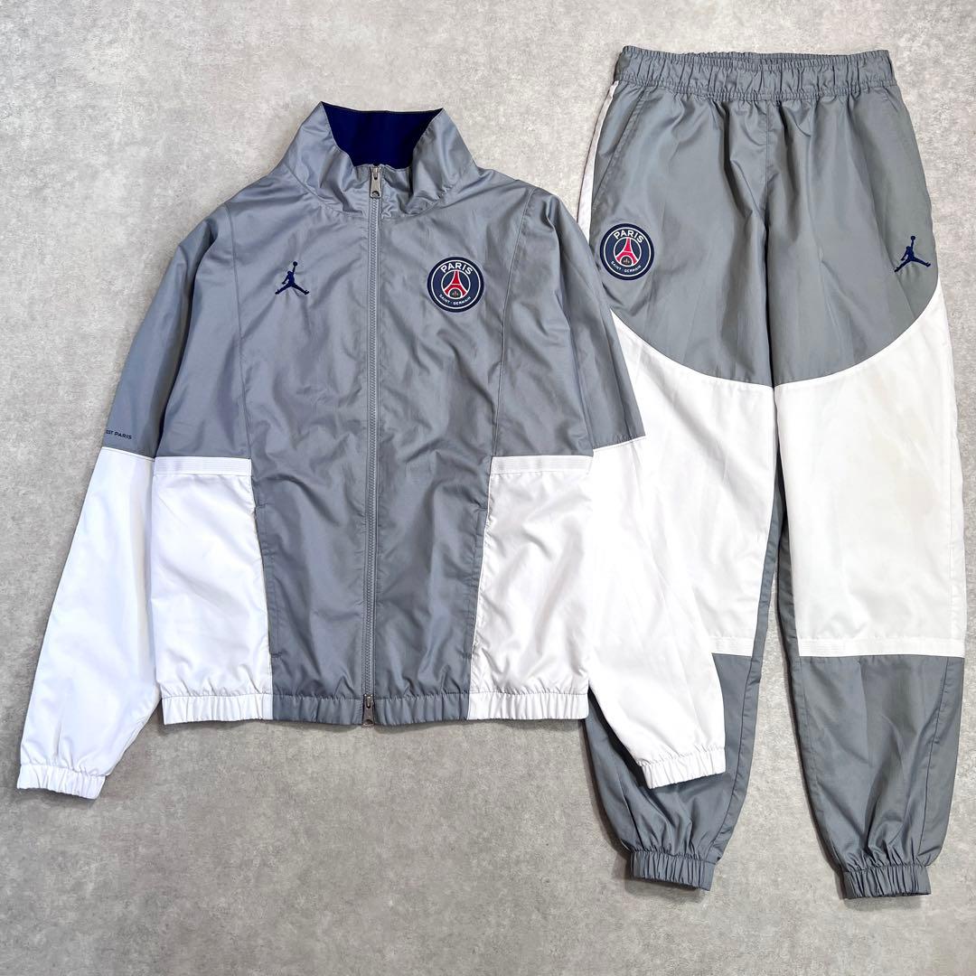 JORDAN×PSG ナイロンジャージセットアップ 22SS グレー M