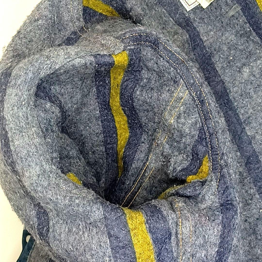 70s80s★USA製　Lee STORM RIDER　縦縞　デニムジャケット