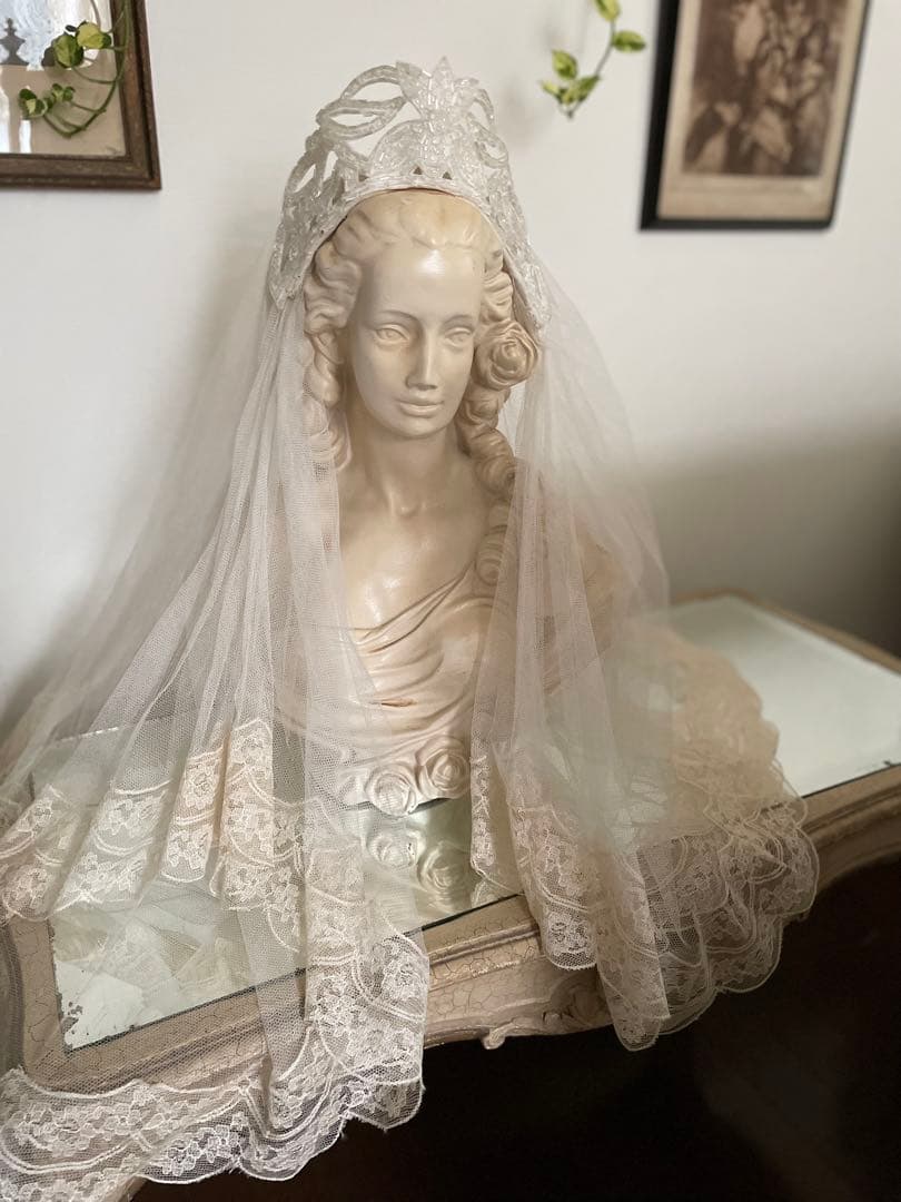 フランスアンティーク♡クッション付きカート♡フランスアンティークレース