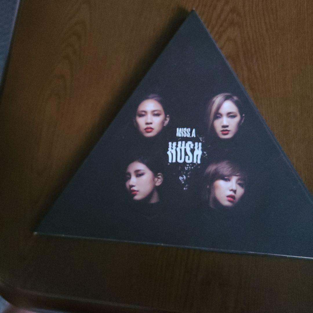 miss A HUSH CD 三角形パッケージ