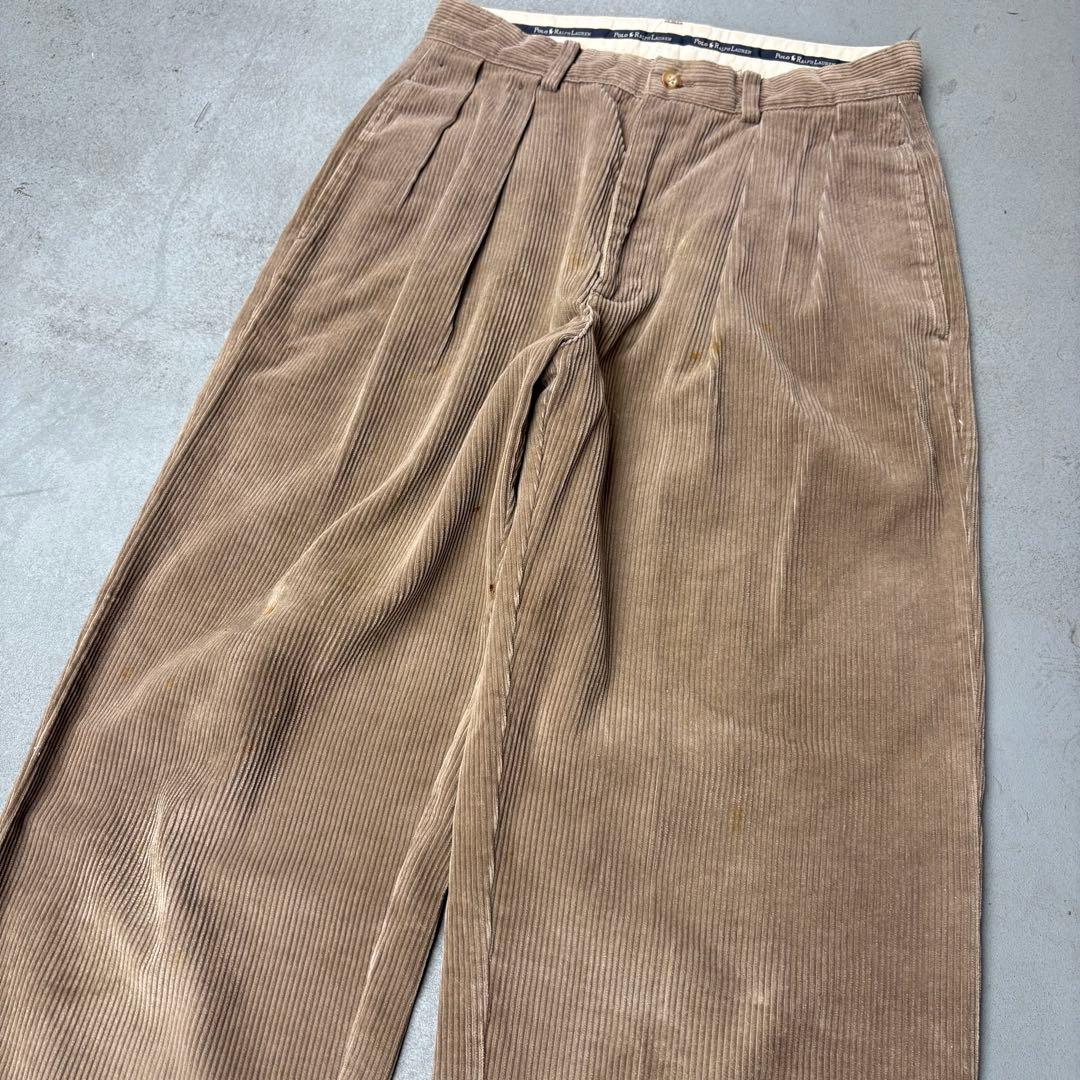 90s polo by Ralph Lauren 太畝　コーデュロイパンツ
