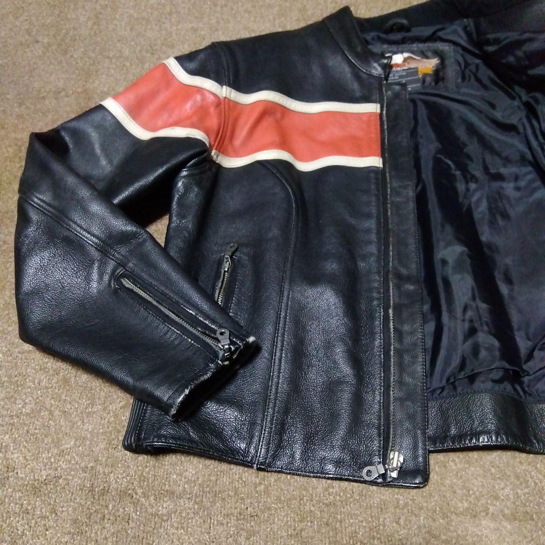 Ｌ ハーレーダビッドソン VICTORY LANE ライダースジャケット