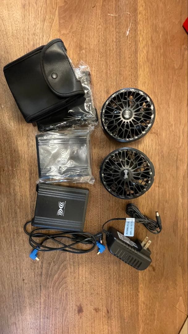 開封後未使用冷却ファン_バッテリー×2セット 充電器付き