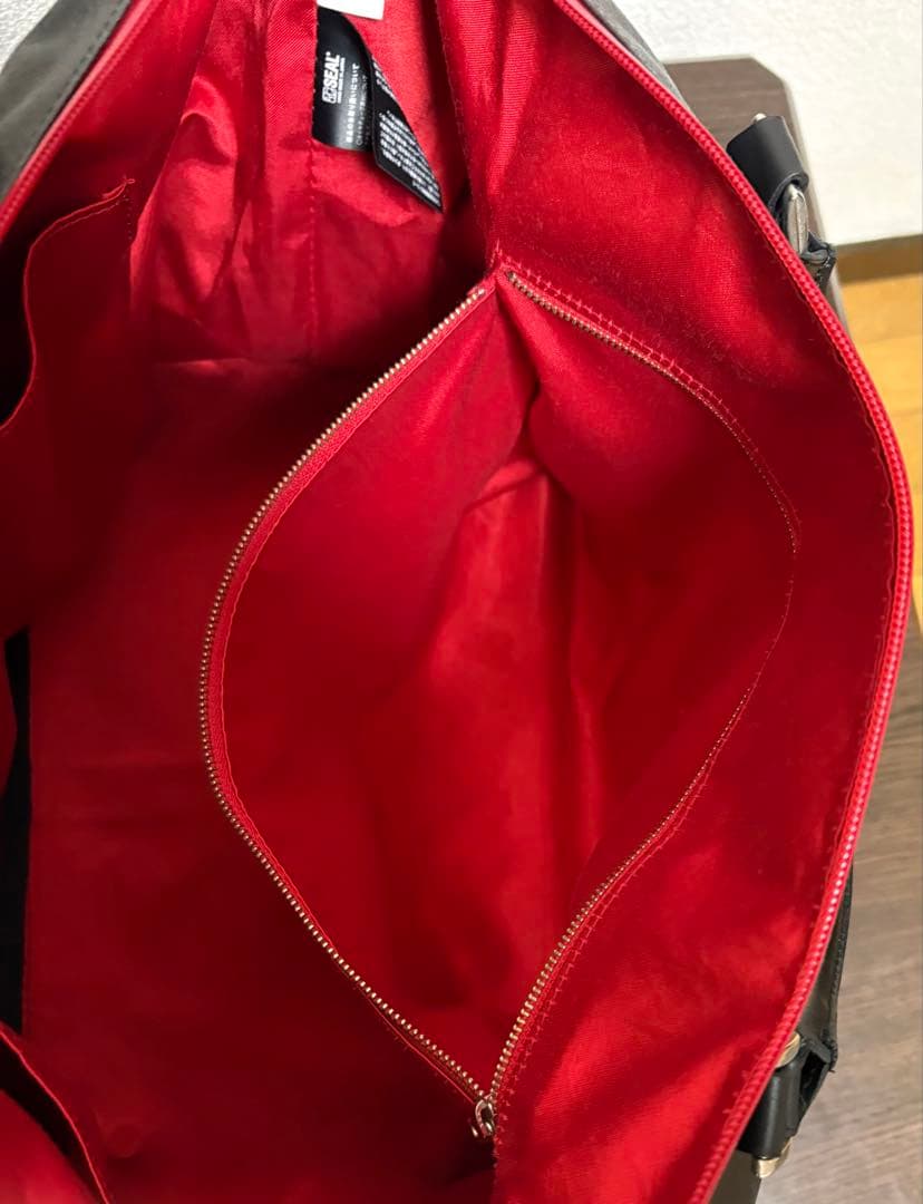 SEAL × 森野帆布 コラボ 2way トラベルボストンバッグ　防水レッド