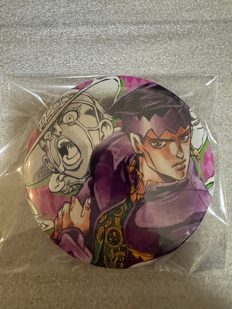 【ジョジョの奇妙な冒険】岸辺露伴 缶バッチ 4部 荒木飛呂彦原画展 ジョジョ展