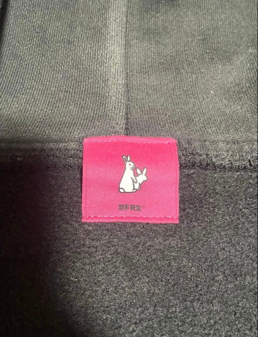 FR2 梅 ジップパーカー ブラック ピンク 限定