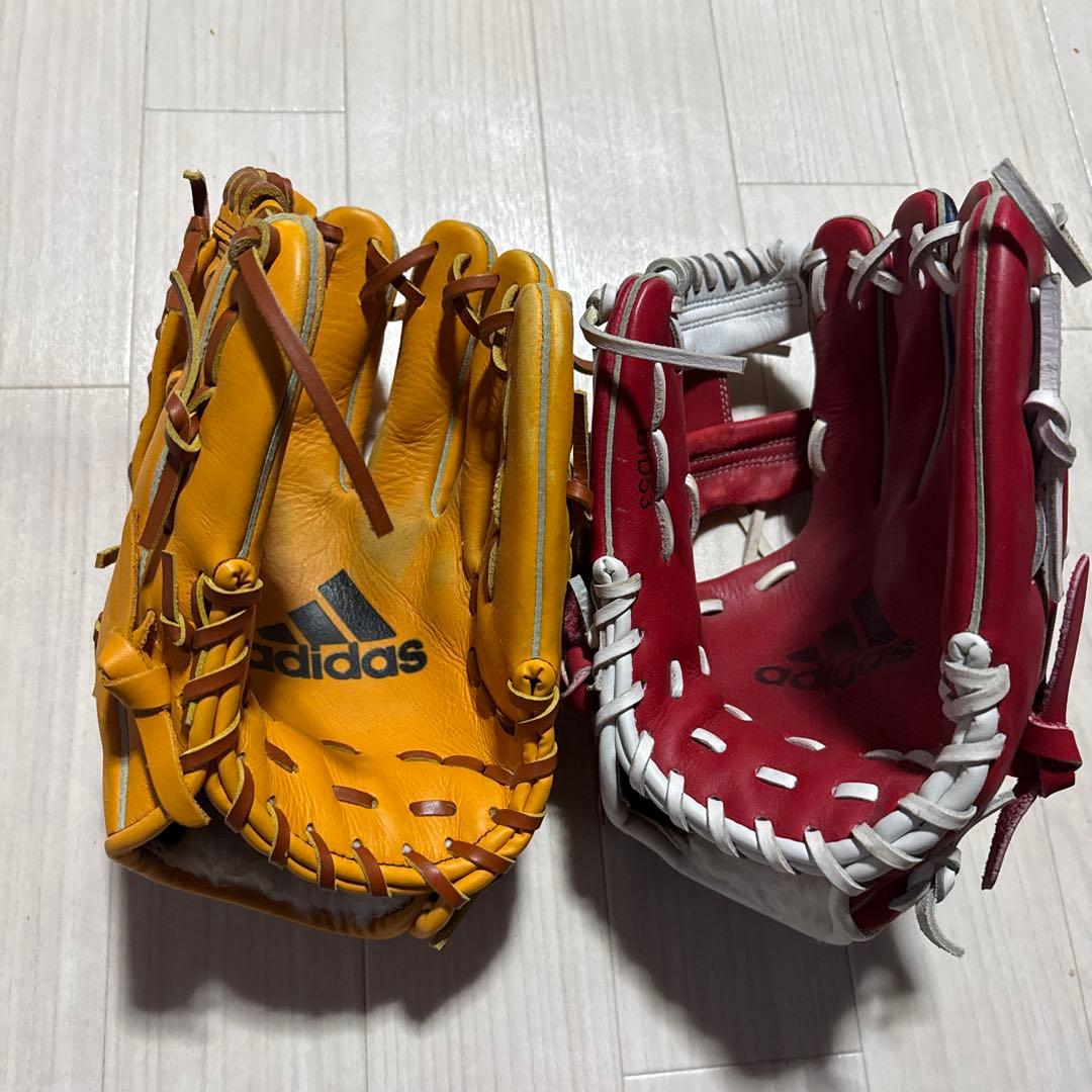 adidas 軟式グローブ セット