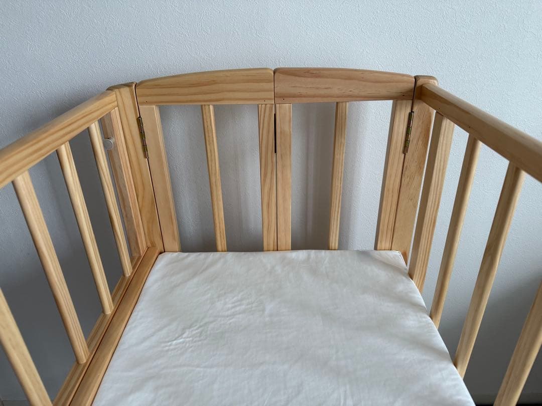 【超美品】大和屋リリト　リトルベビーベッド　(専用マットレス付き)