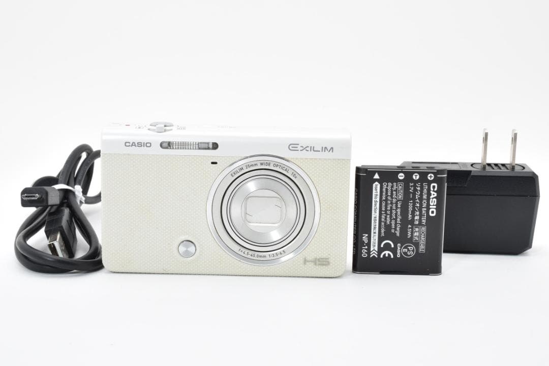 カシオ　CASIO EXILIM HS EX-ZR50 ホワイト