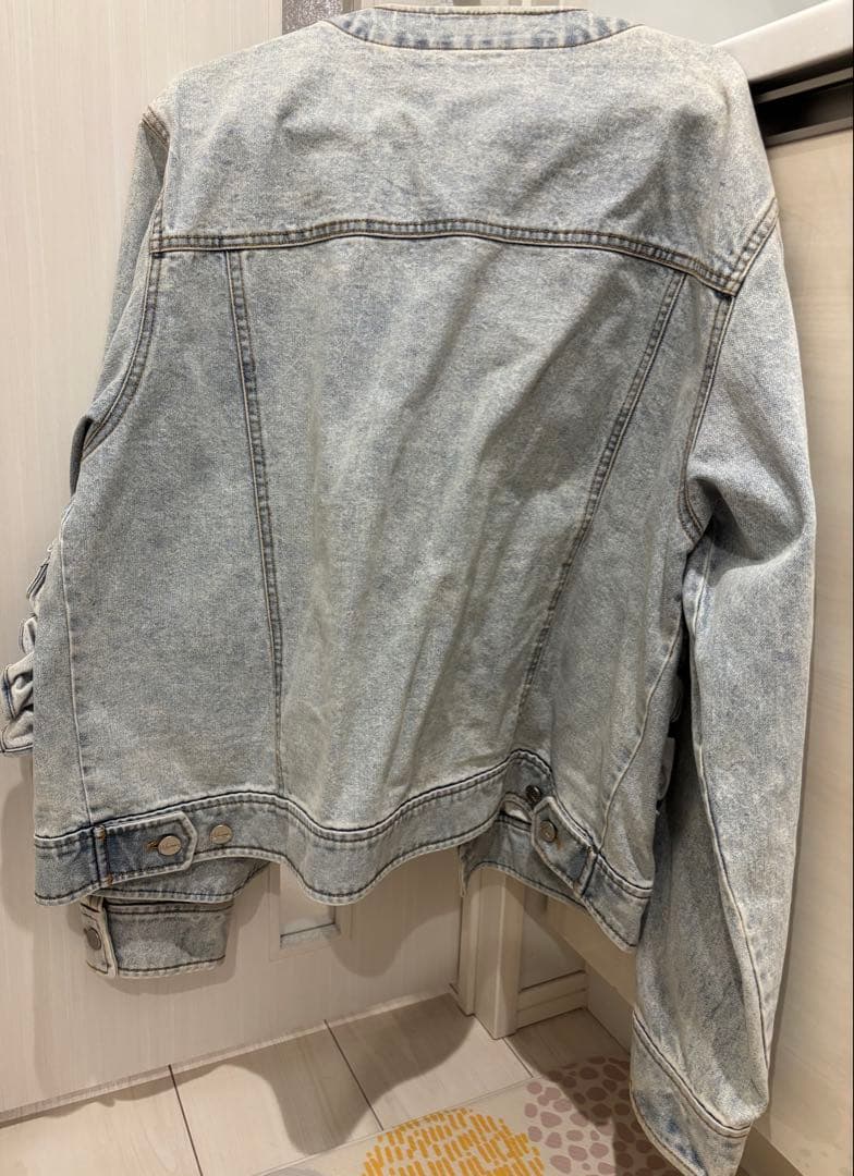 ジャケット・アウター Viviano Ruffle Denim Jacket