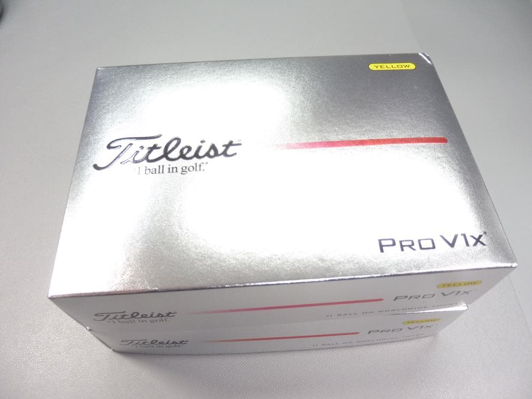 タイトリスト　PRO　V1X　2024 イエロー　2ダース　未使用品