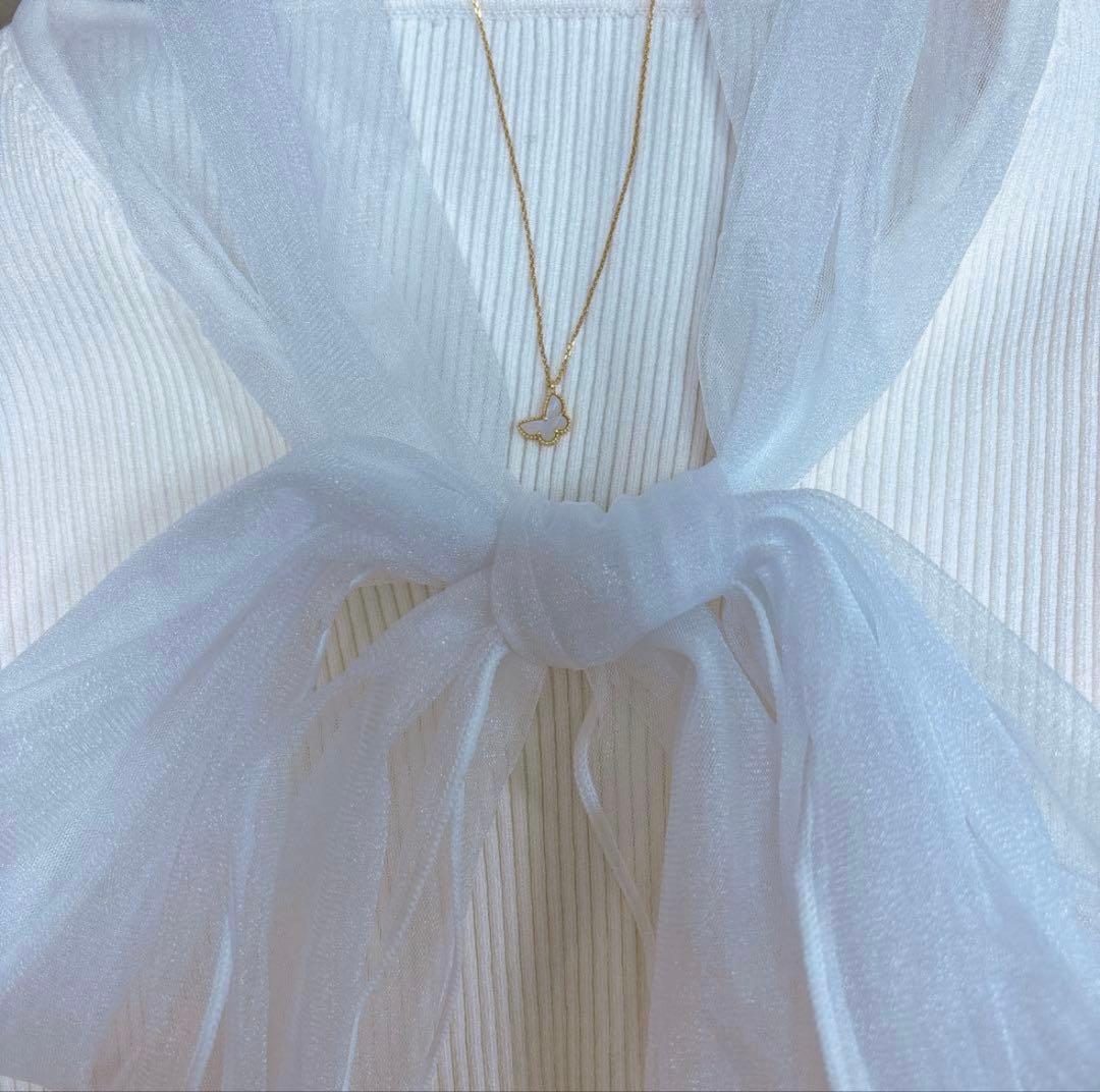 ヴァンクリーフ　ネックレス K18 スウィートパピヨンペンダント