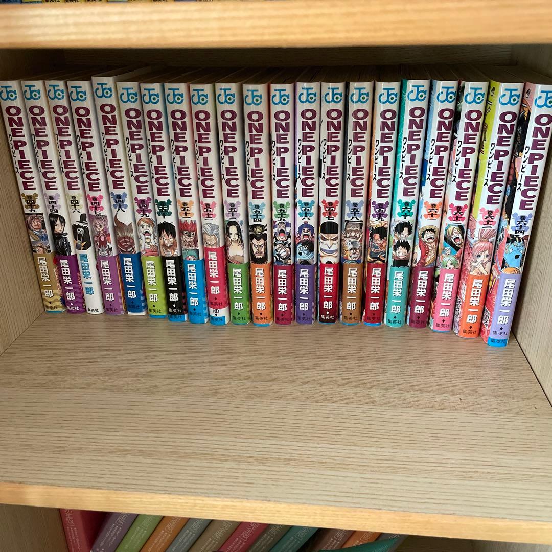 ONE PIECE ワンピース 漫画 ほぼ全巻セット ほぼ初版帯付き 1〜109