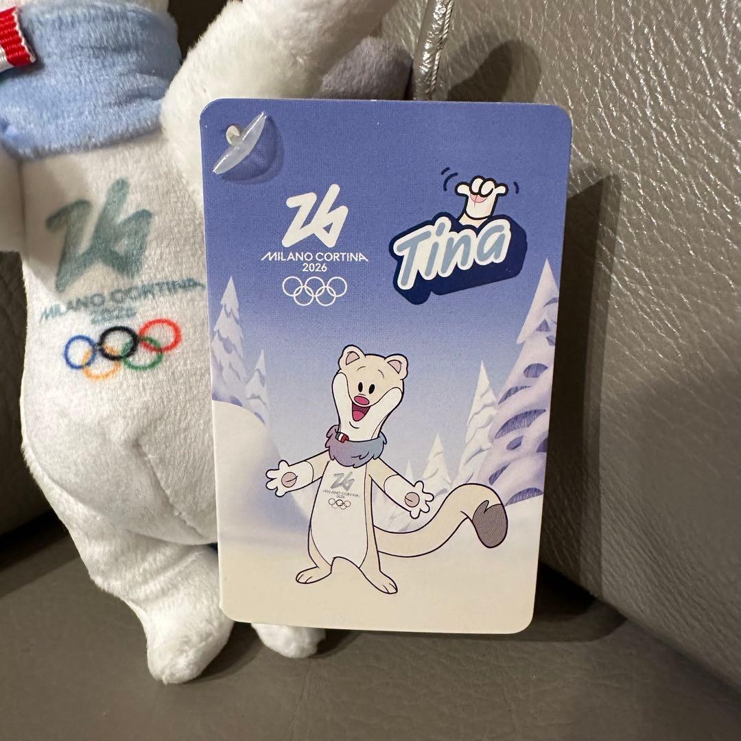 ミラノ・コルティナ2026オリンピック マスコット ティナ Tina 18cm