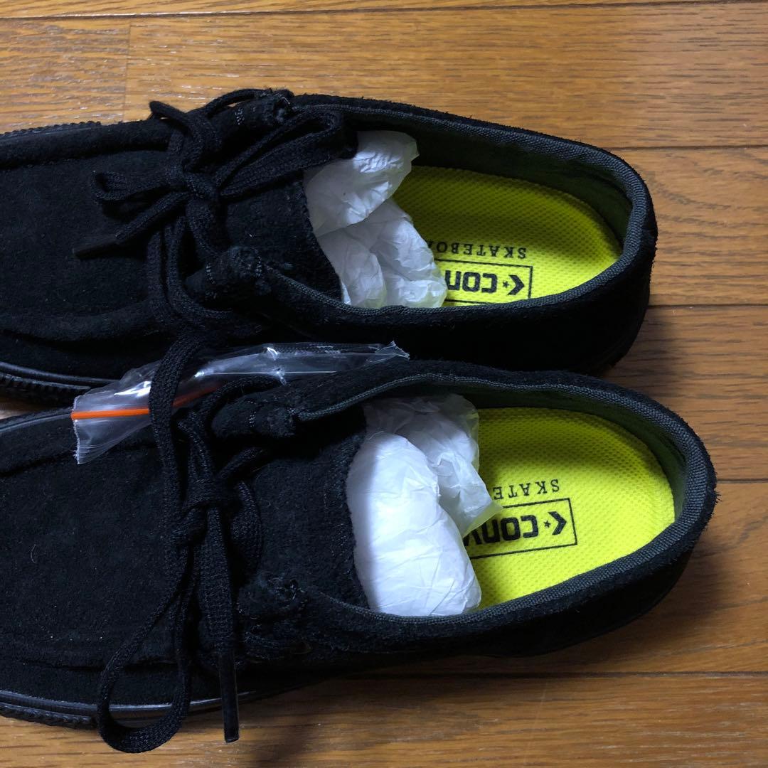 コンバース　モカシン　ブラック