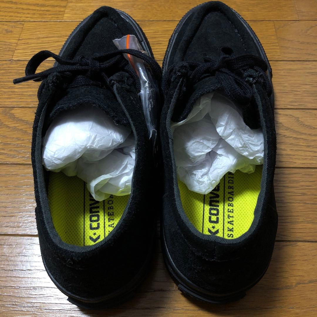 コンバース　モカシン　ブラック