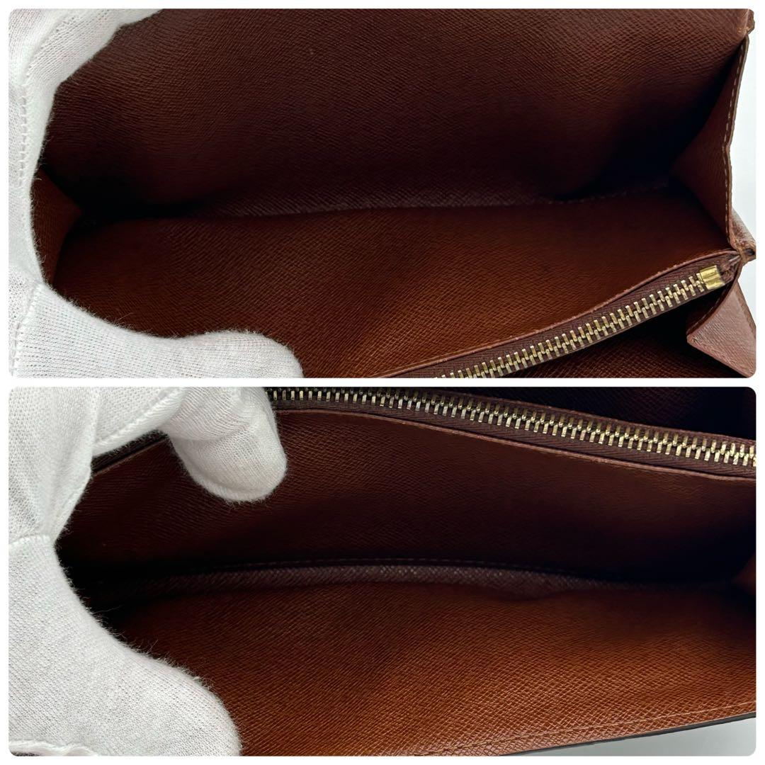 ルイヴィトン モノグラム ポシェット ポルトモネ クレディ 長財布 旧 サラ