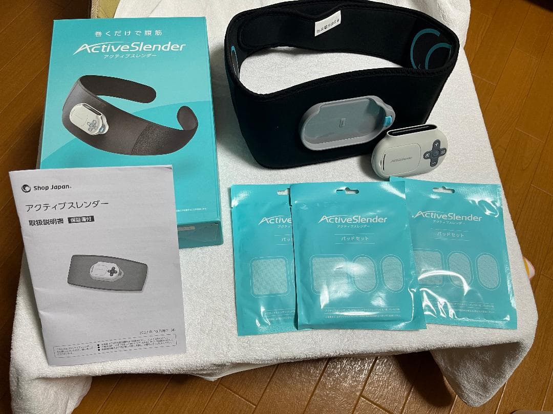 《-10%》【超お得】アクティブスレンダー　パッドセット3セット付