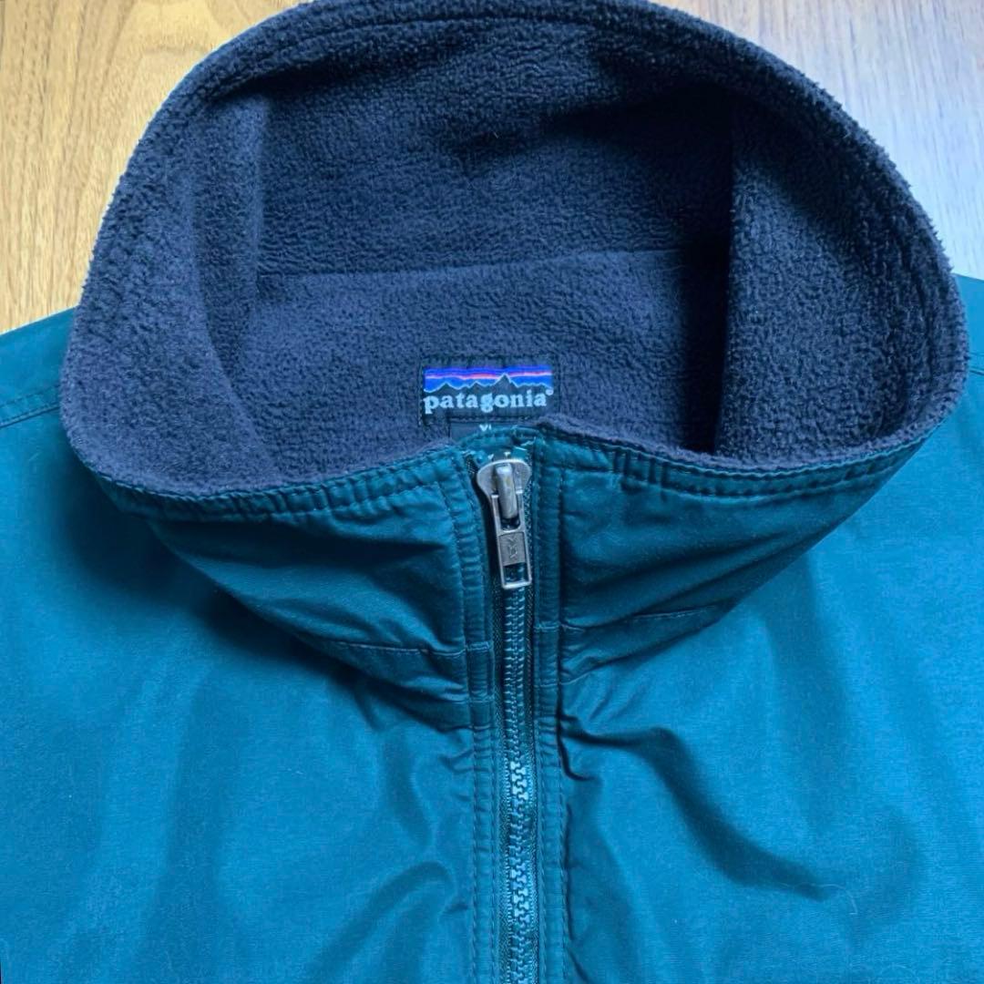 90's Patagonia パタゴニア シェルドシンチラベスト グリーン XL