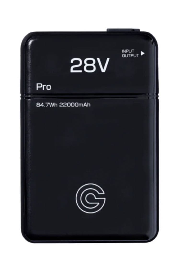 【新品未使用】空調服専用ペルチェ一体型ファン及び28Vバッテリーセット2台