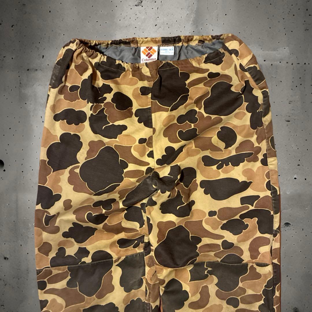 80s vintage ダックハンターカモ　Colombia USA製　着画