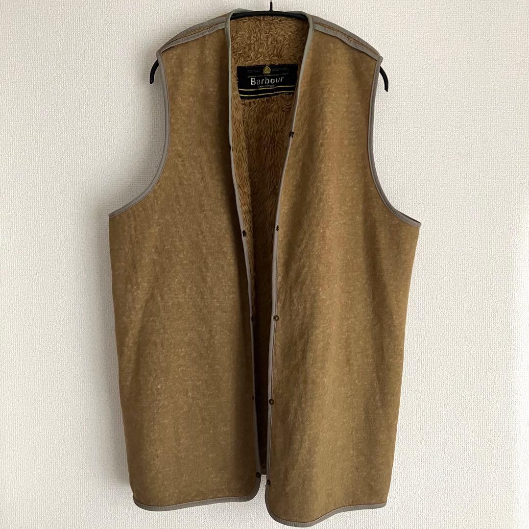 70s 80s Barbour バブアー 1クレスト ライナー ベスト C38