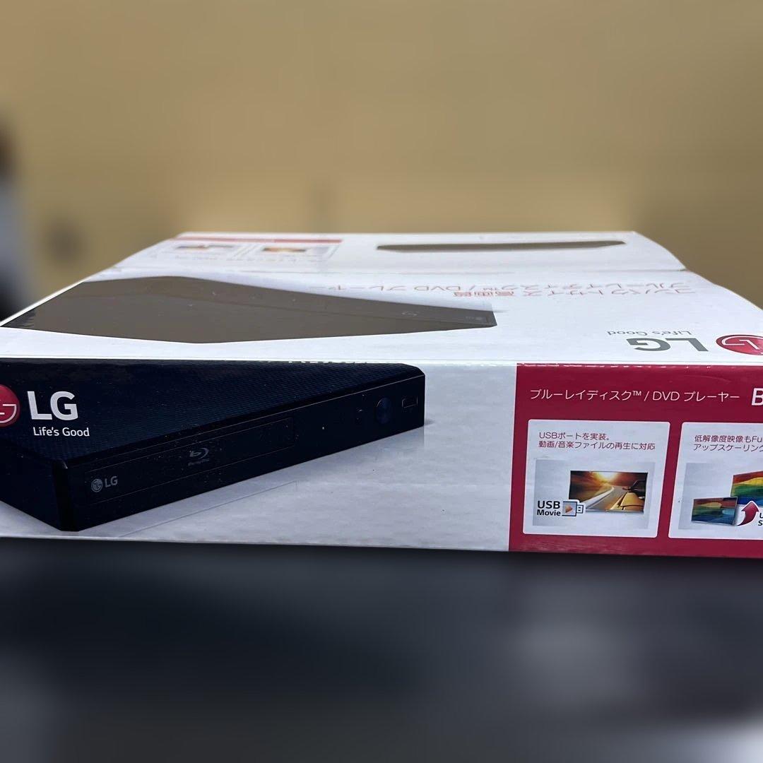 新品　LGブルーレイプレーヤーフルHDMIケーブル付BP250