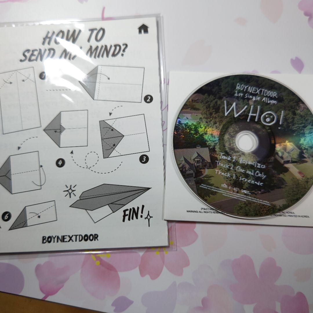 BOY NEXT DOOR　プロモアルバム　非売品　サイン入り　WHO！　レア