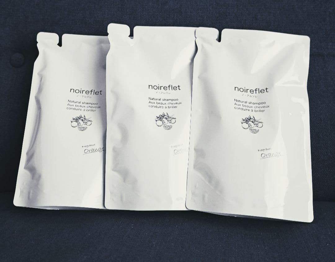 ノアルフレ ナチュラルシャンプー オレンジ　３袋