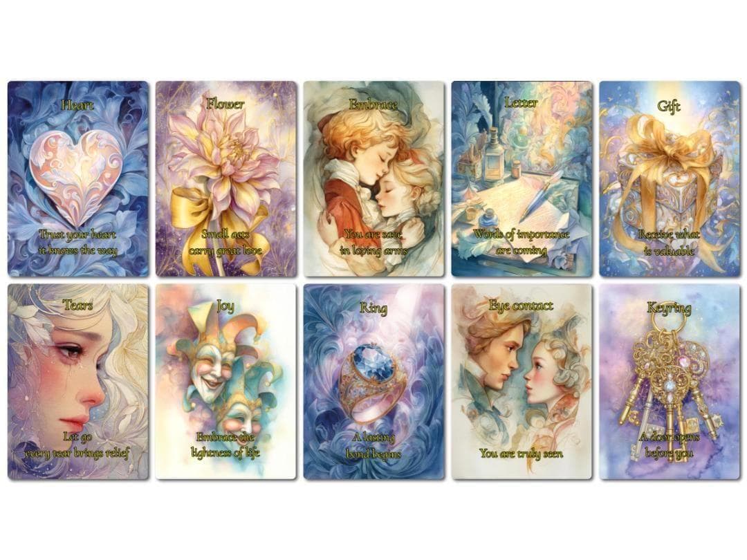 【正規品オラクルカード】超美麗✨海外インディーズ✨柔らかなパステルカラーのデッキ