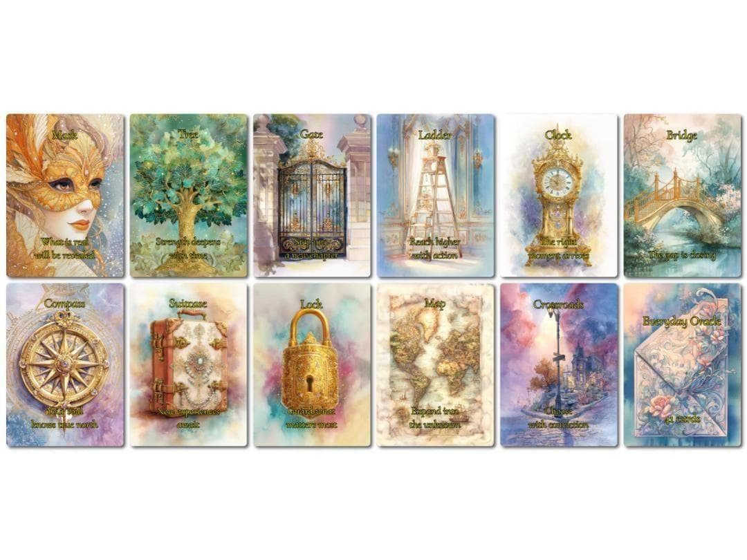 【正規品オラクルカード】超美麗✨海外インディーズ✨柔らかなパステルカラーのデッキ