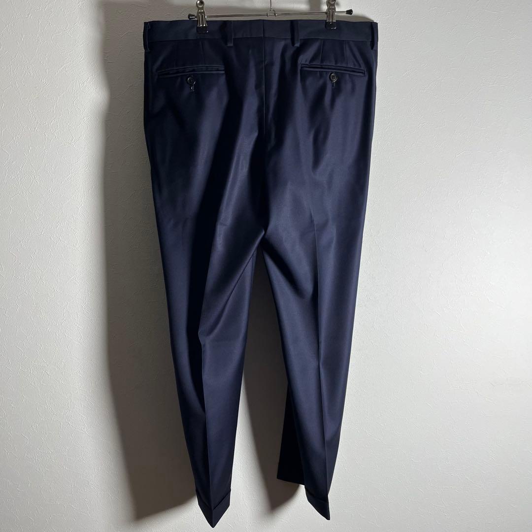 【極美品•3ピース】 ポールスミス×ロロピアーナ スーツ セットアップ L 濃紺