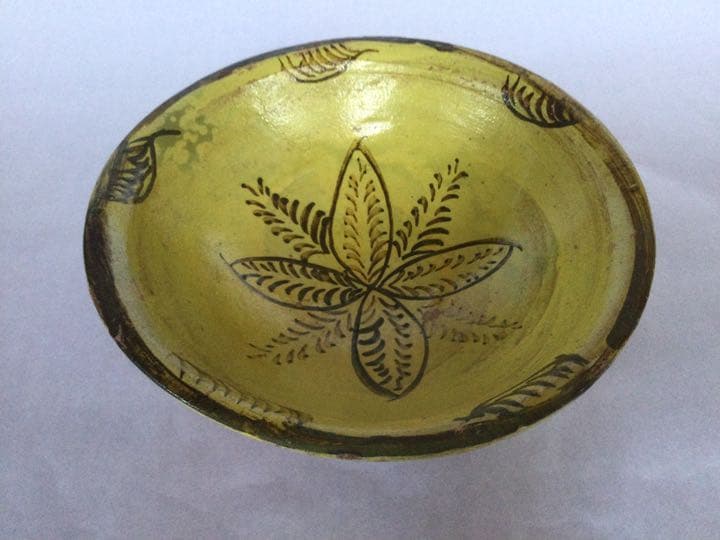 フランス　陶器　絵皿