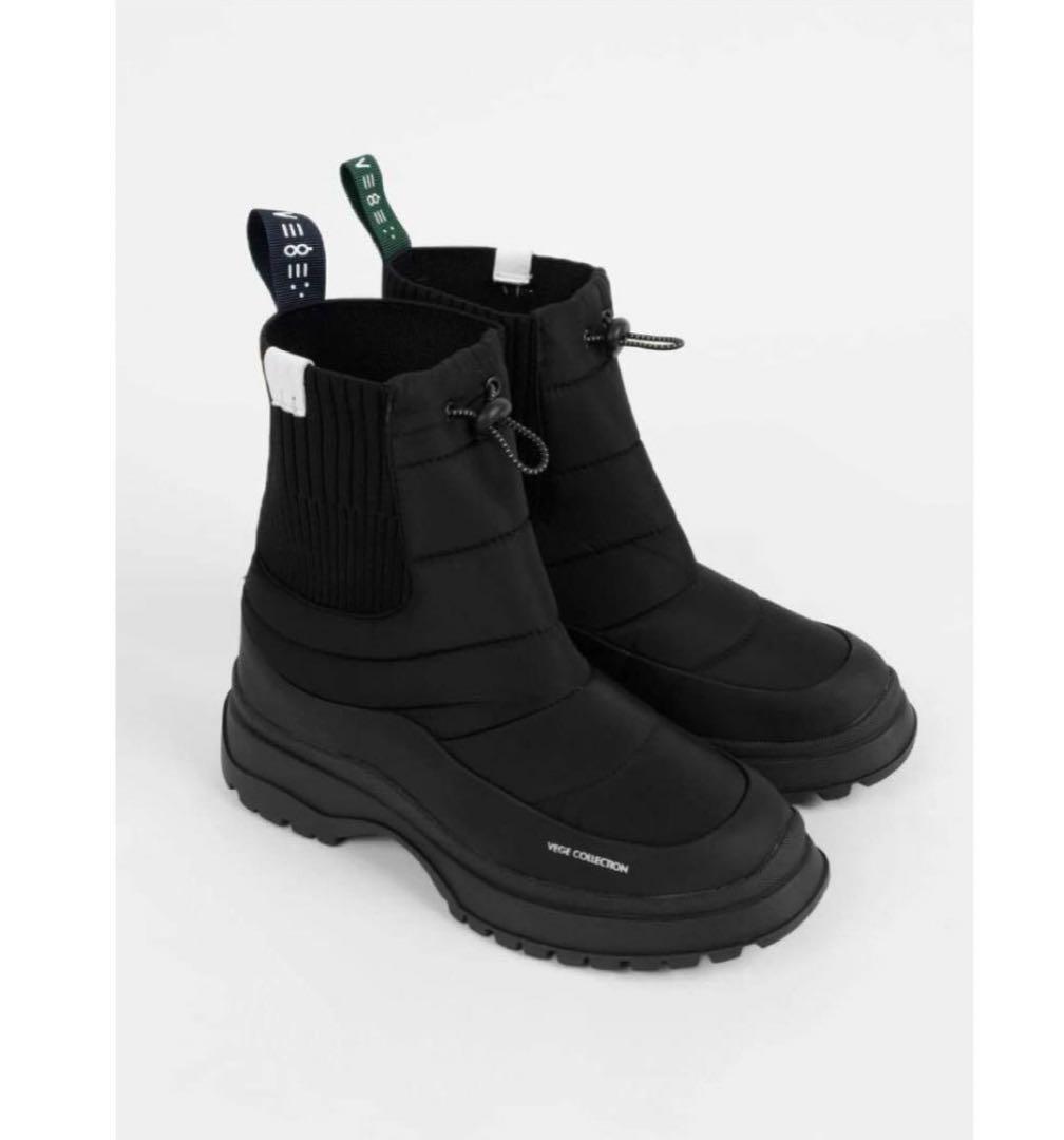 新品未使用　VEGE×nouer スノーブーツ BLACK サイズ36
