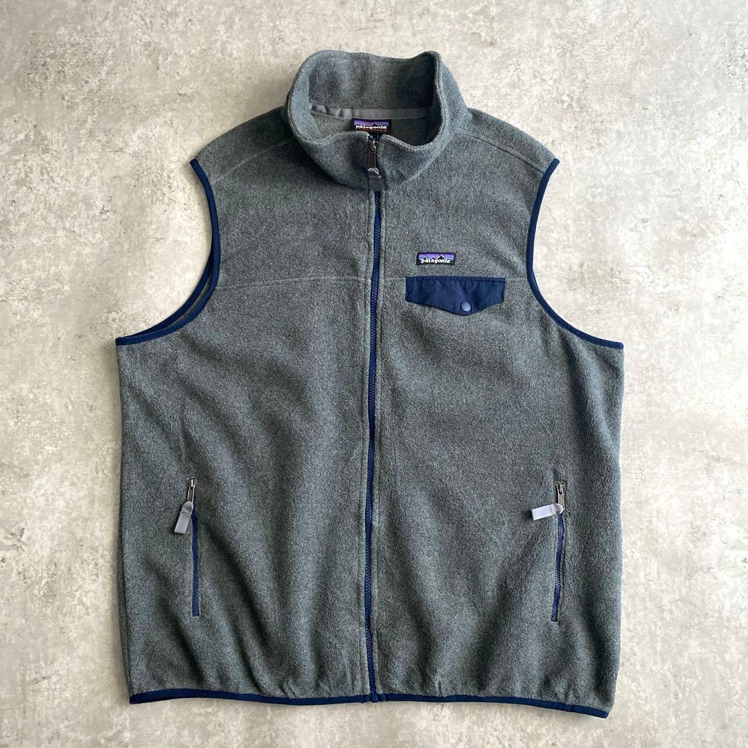 17年 パタゴニア シンチラ スナップT ベスト XL ニッケル ネイビー