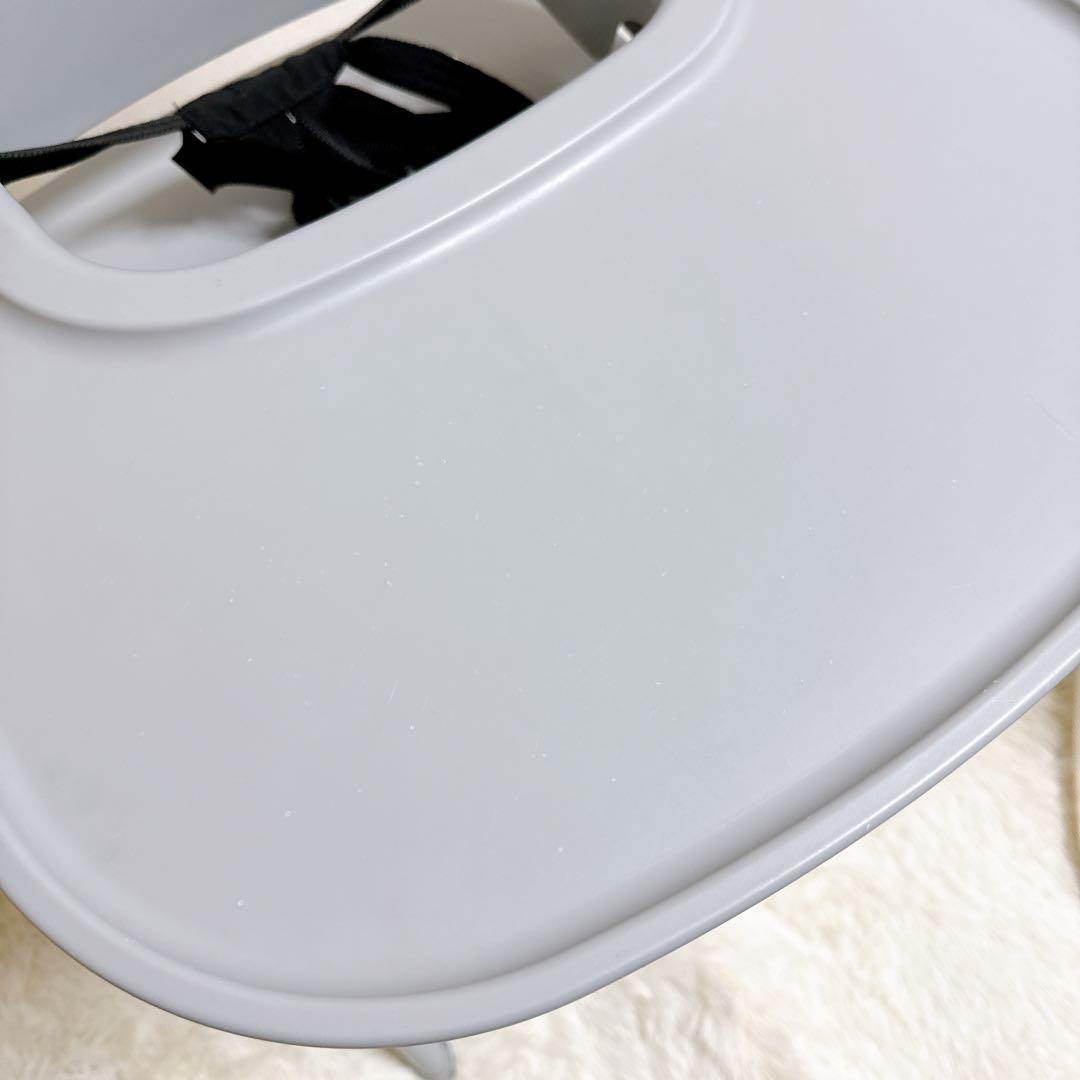 【美品】YATOMI ヤトミ NOVUS ノウス ベビーハイチェア 　グレー