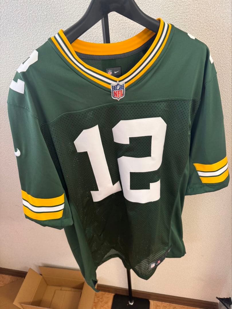 g849 NFL アーロン・ロジャース パッカーズ Game Jersey