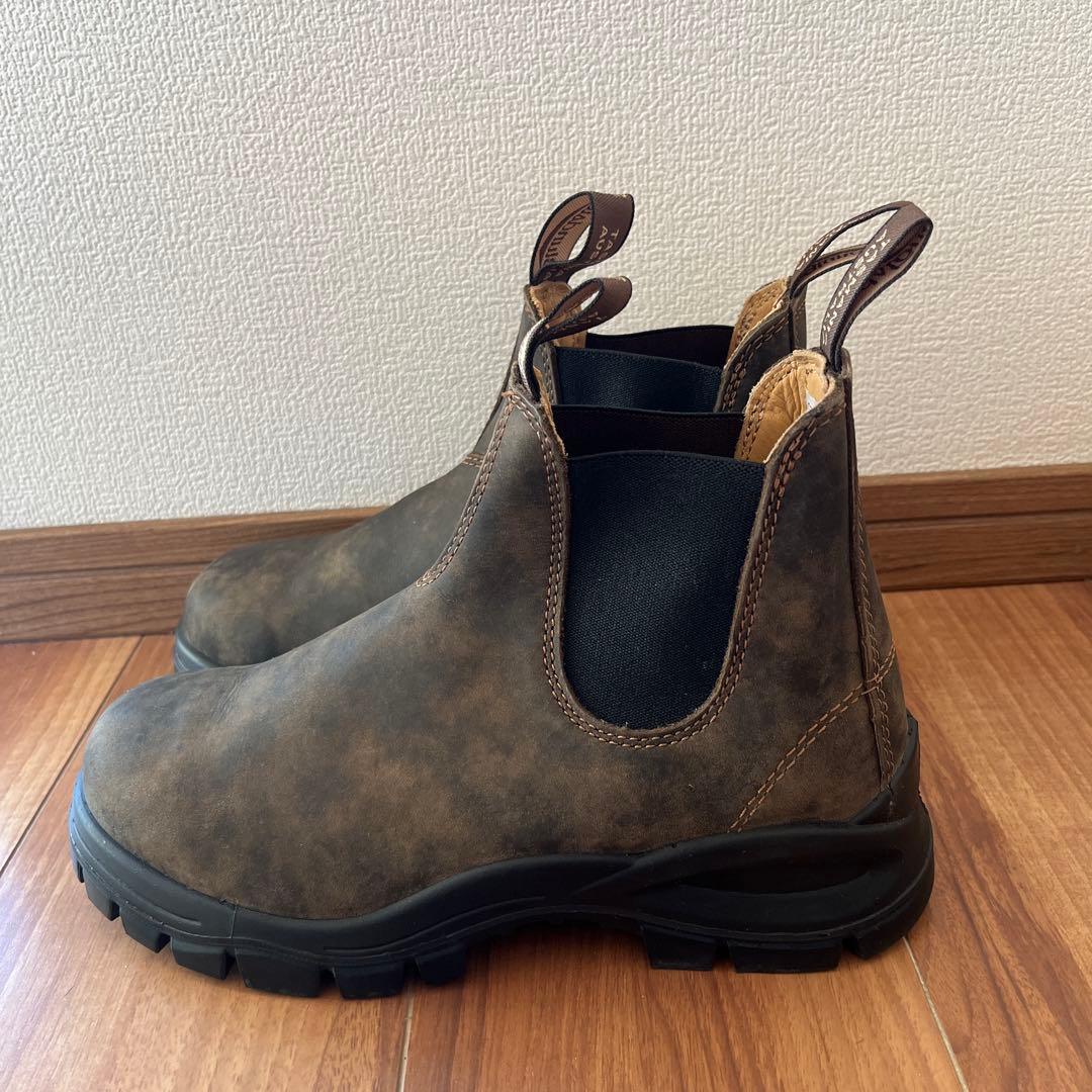Blundstone ブラウン サイドゴアブーツ