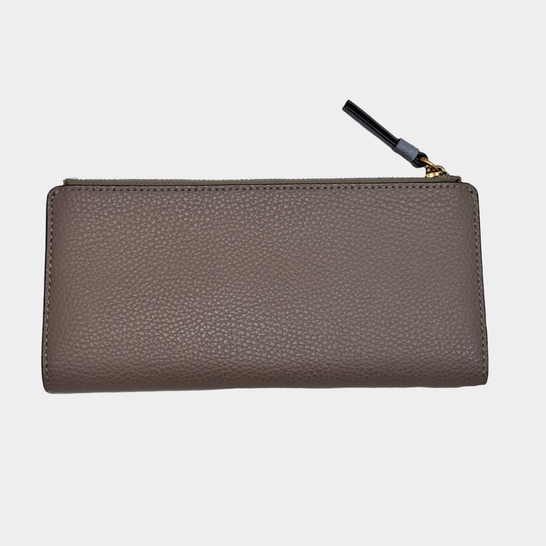 極美品✨TORY BURCH トリーバーチ　ロビンソン　長財布　グレージュ系