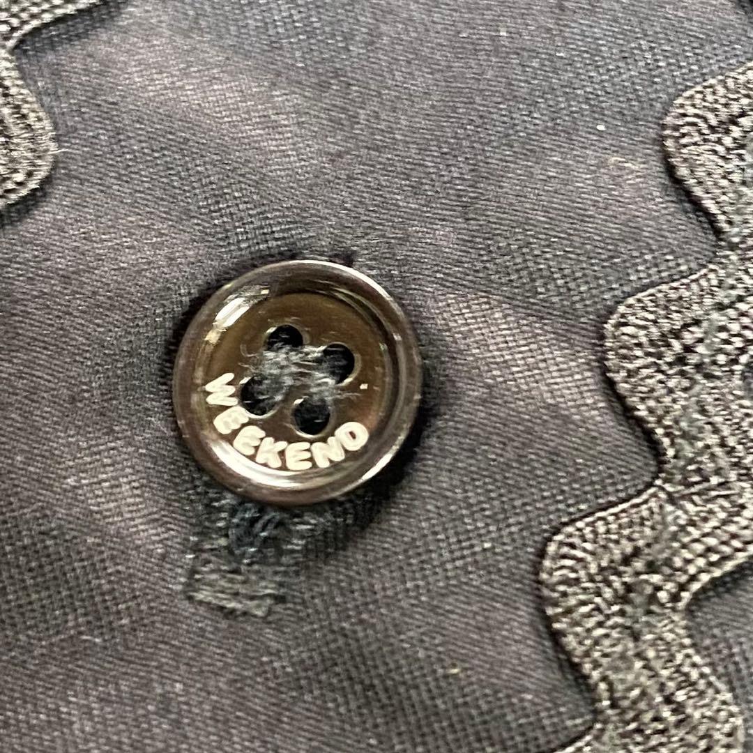 美品 ✨️マックスマーラ 近年モデル シャツワンピース ブラック マキシ丈 40