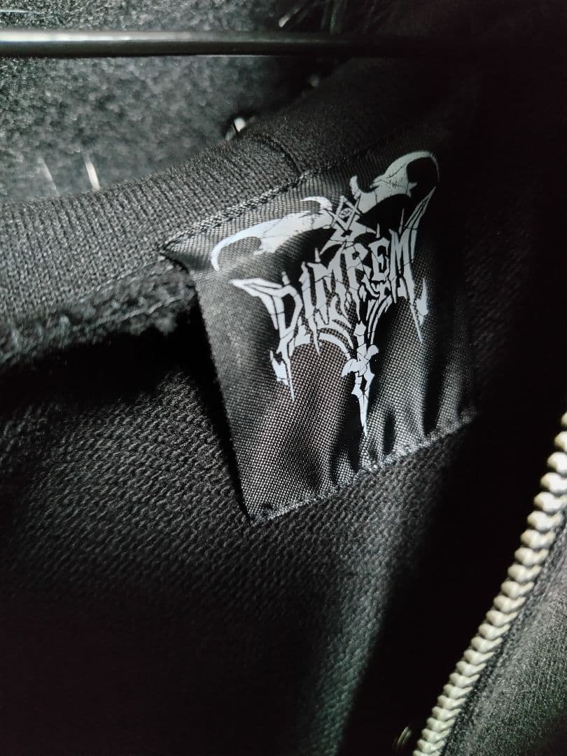 DimMoire REFLEM 超ハトメファーフードパーカー 黒