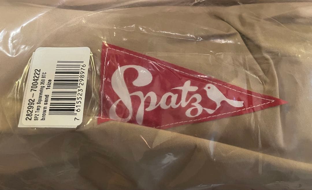 最終価格【新品未使用】スパッツ スクエアウィング350BTCタープ Spatz