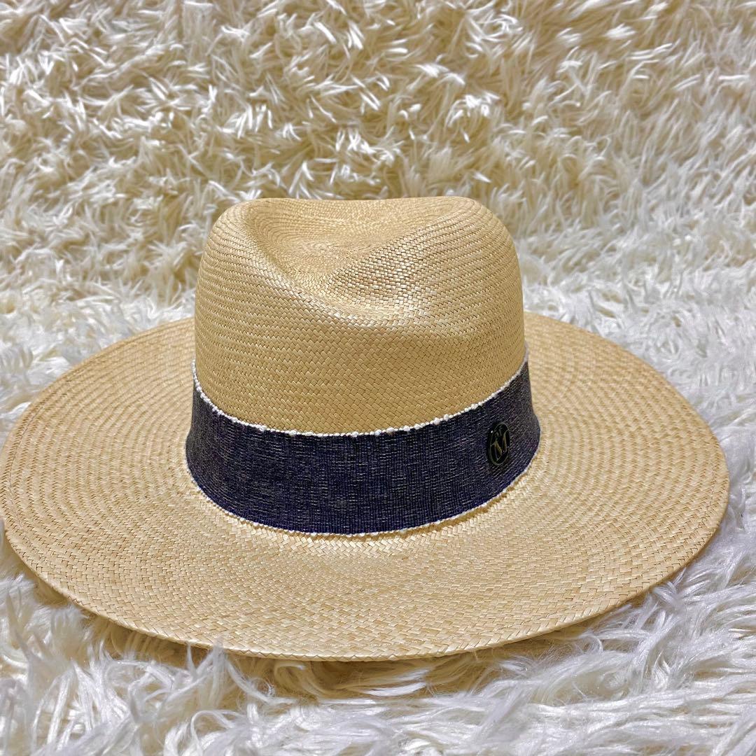 新品未使用 メゾンミッシェル VIRGINIE S パナマハット ストローハット