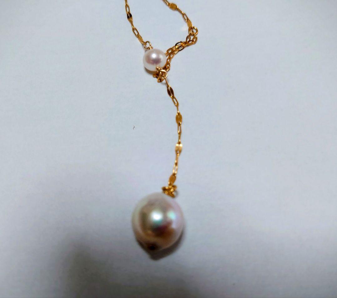 【最終お値下げ】【新品未使用　定価35200円】K10 アコヤパール　ネックレス