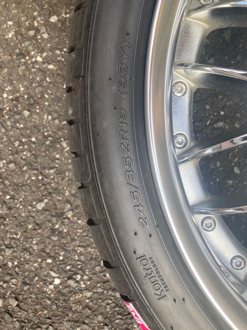 ワーク　シーカー19インチ　タイヤバリ山