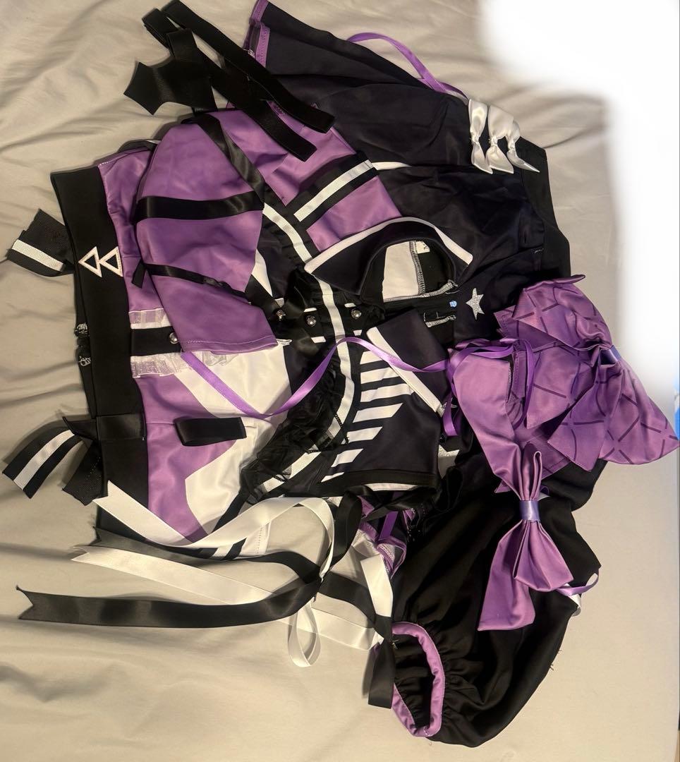 ホロライブ 猫又おかゆ&紫咲シオン＆ラプラスダークネスコスプレ カラーライズ衣装