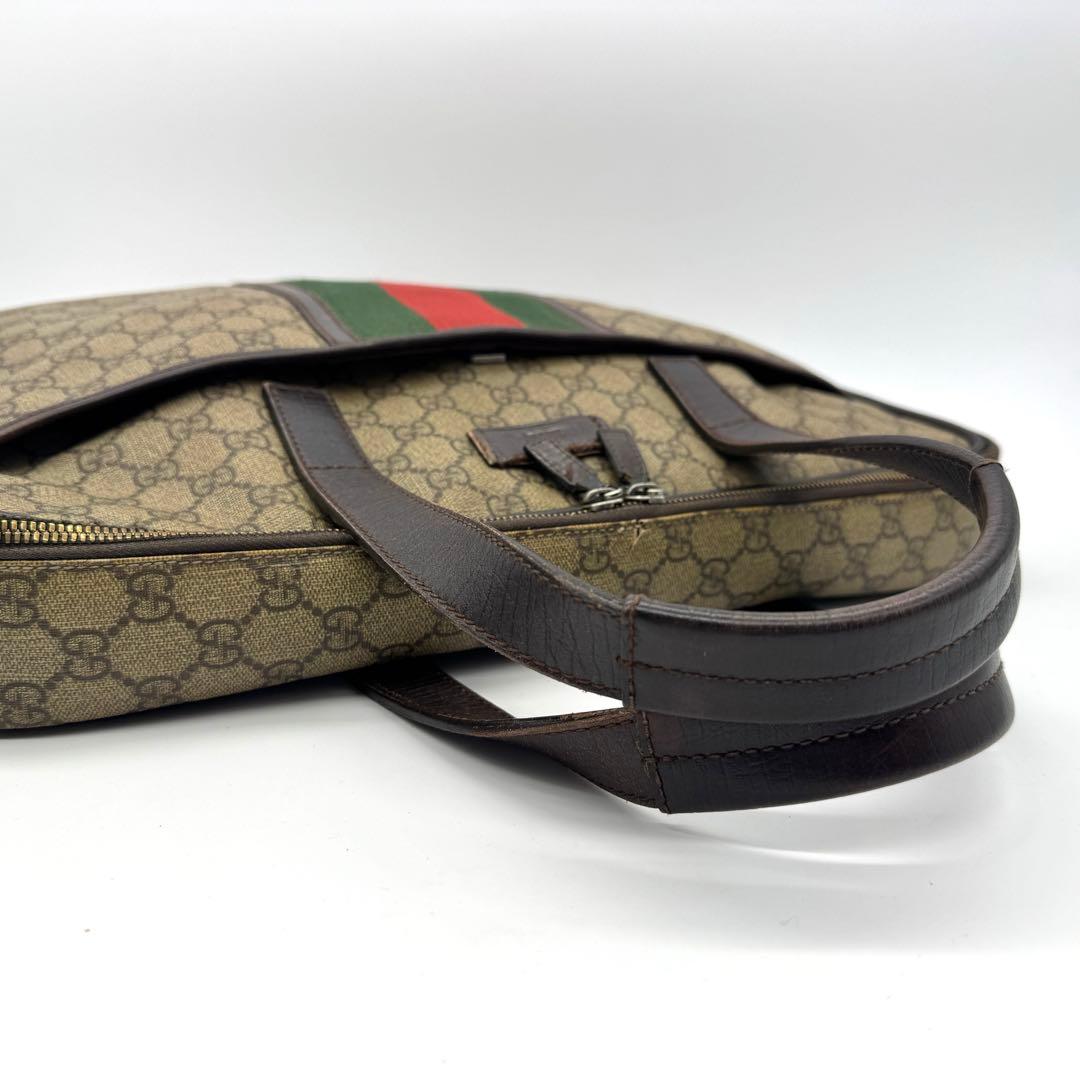 グッチ ビジネスバッグ ハンドバッグ GGスプリーム　シェリーライン　A4収納可