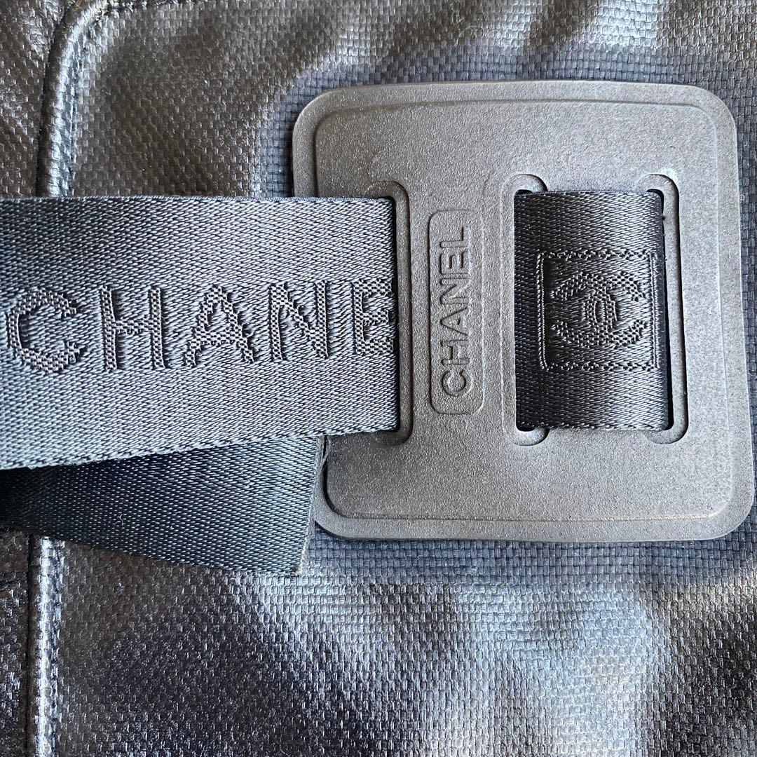 CHANEL ブラック ミニ　スカート　スポーツライン